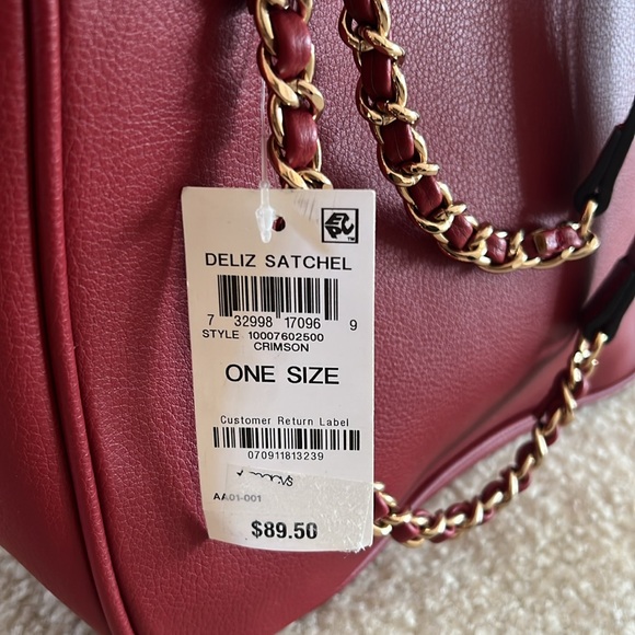 DELIZ SATCHEL INC SHOUDER PURSES NEW AUTHENTIC 12x9 - Picture 4 of 13